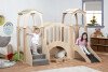 Millhouse Hide ‘n’ Slide Kinder Gym with Roof