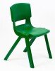 KI Postura+ Classroom Chair - 780mm Height - 11-13 Years - Forest Green