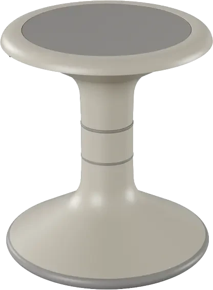 KI Ricochet Stool - 350mm Height - Ash Grey