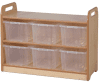 Millhouse Shelf Unit With Display & Mirror Back (empty)