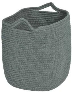 Millhouse Dark Grey Deep Rope Basket (pk6)