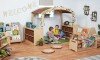 Millhouse Cosy Reading Zone - Taupe Roof without Baskets